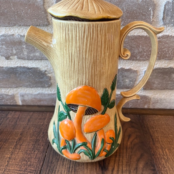 Rare arnel’s mushroom tea set tea cups tea pot creamer mushroom tea set Arnels - Picture 2 of 16